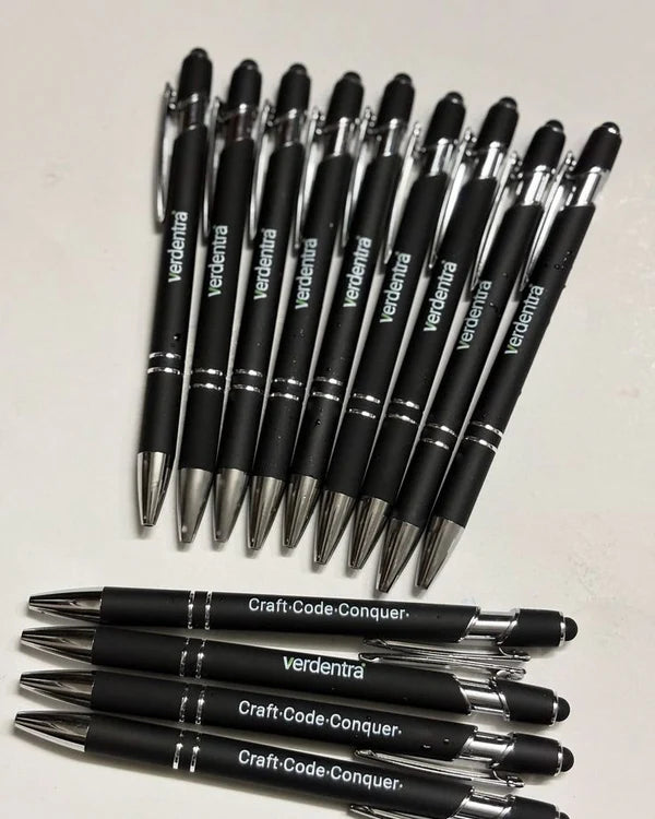 Black permanent marker for office, school, and industrial use.