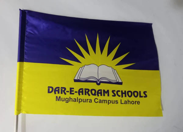 Outdoor silk flag with double-sided custom printing